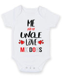 Me and My Uncle Love MK DONS Personalised FOOTBALL TEAM Baby Grow