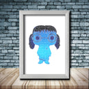 Personalised Moaning Martel Word Art Poster Print - Inspired By Pop Figures