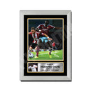 MOHAMED DIAME (1) Limited Edition Football Player Signed Print - Football