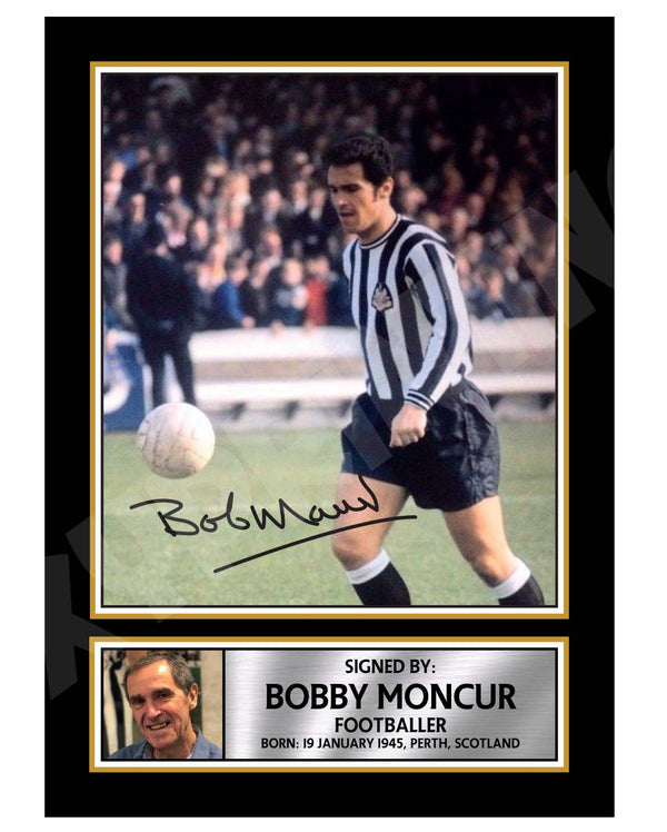 MONCUR (1) Football Player Printed Signature Print