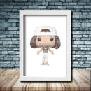 Personalised Monica Word Art Poster Print - Inspired By Pop Figures