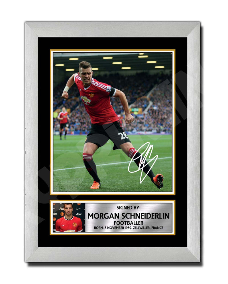 MORGAN SCHNEIDERLIN Limited Edition Football Player Signed Print - Football