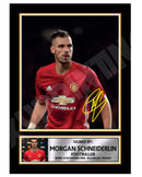 MORGAN SCHNEIDERLIN 2 Limited Edition Football Player Signed Print - Football
