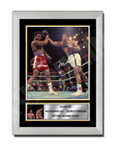 MUHAMMAD ALI _ GEORGE FOREMAN Limited Edition Boxer Signed Print - Boxing