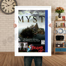 MYST JAGUAR CD Retro GAME INSPIRED THEME Nintendo NES Gaming A4 A3 A2 Or A1 Poster Art 141