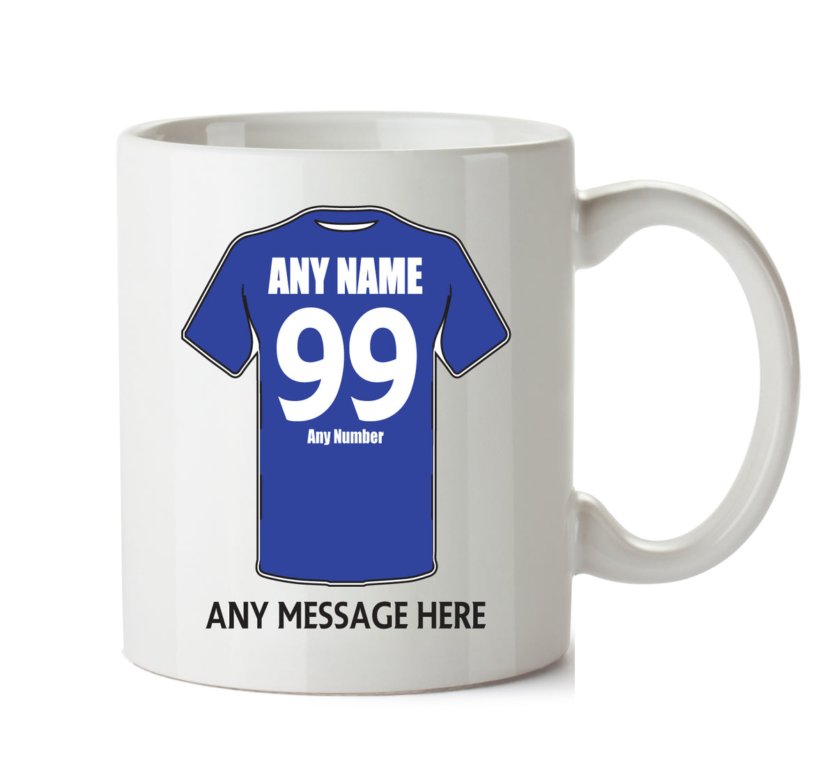Macclesfield Town INSPIRED Football Team Mug Personalised Mug – printed mug product image 1