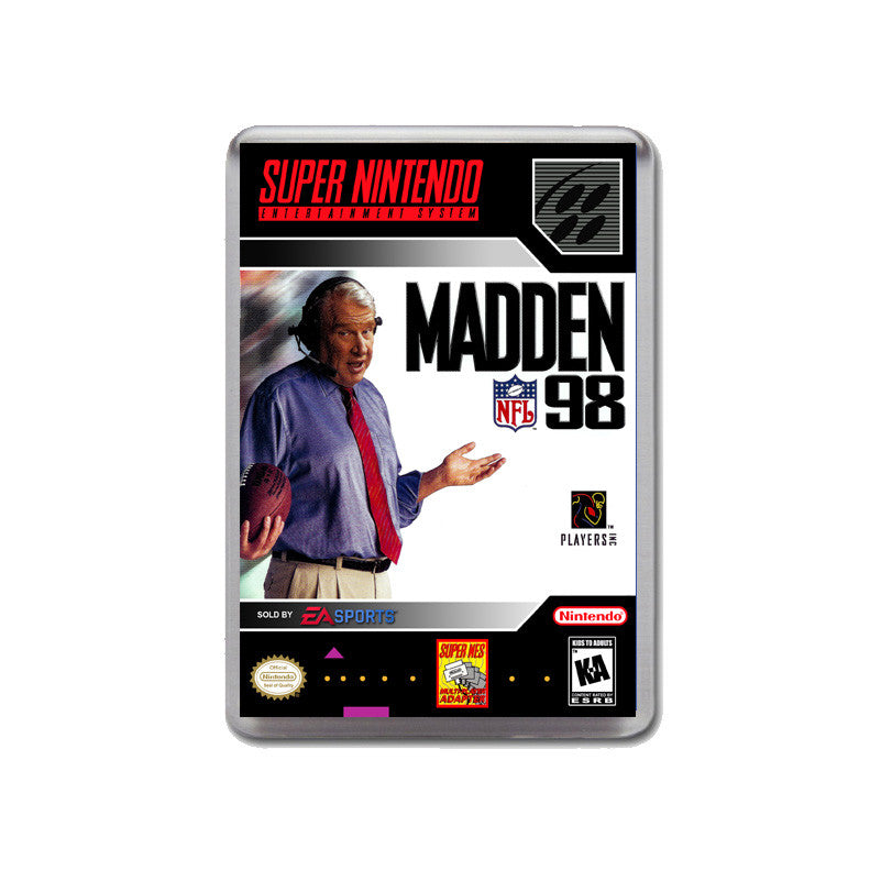 Madden 98 - SNES Inspired Game Retro Gaming Magnet