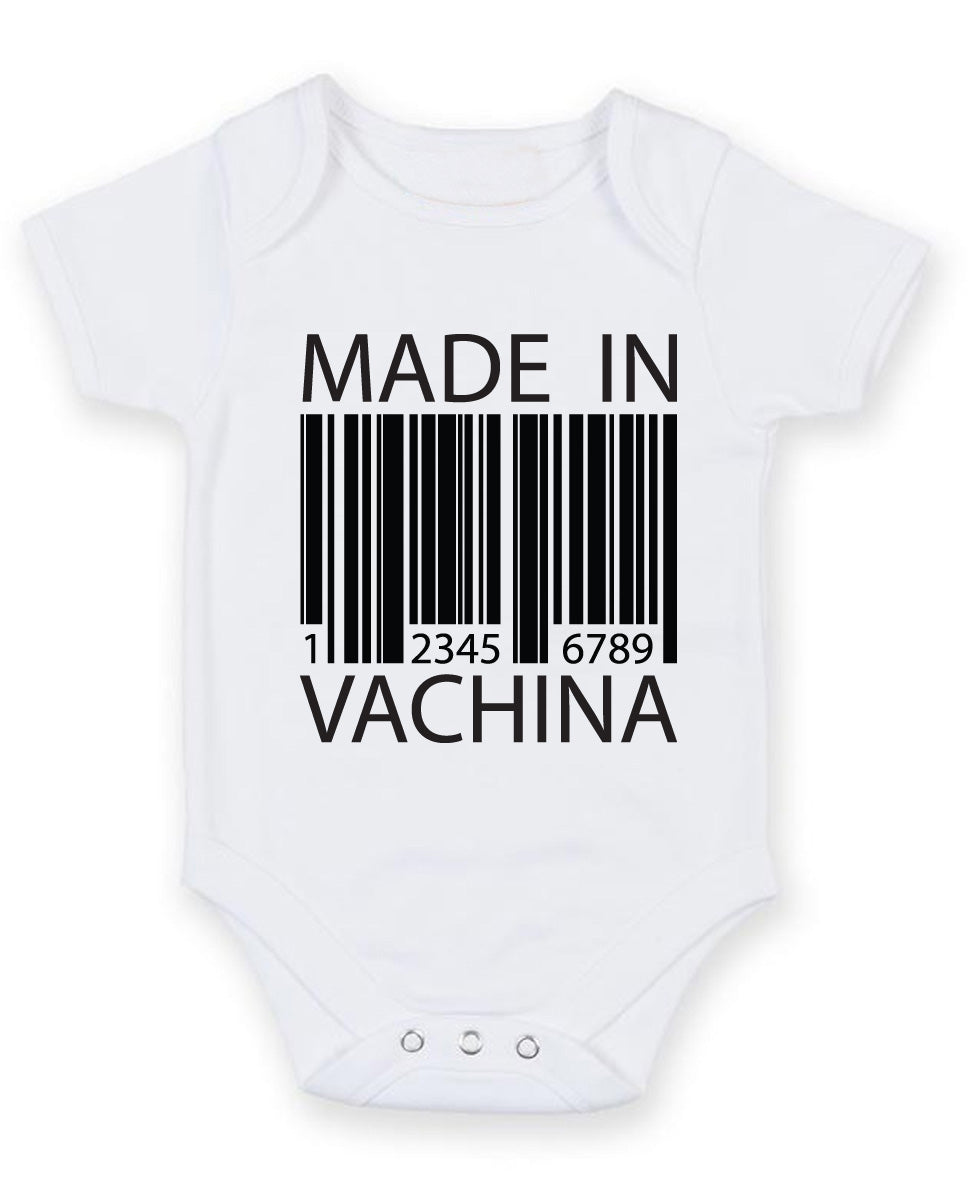 Made In Vachina Baby Grow Bodysuit