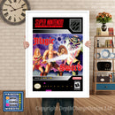 Magic Sword Super Nintendo GAME INSPIRED THEME Retro Gaming Poster A4 A3 A2 Or A1