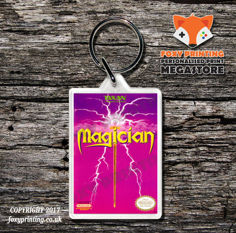 Magic Of Scheherazade Retro NES Game Cover Art Gaming Keyring
