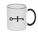 Magnesia Black Handle Alchemy Mug GOTHIC GOTH HORROR STARS HORROSCOPE BLACK MAGIC MUG