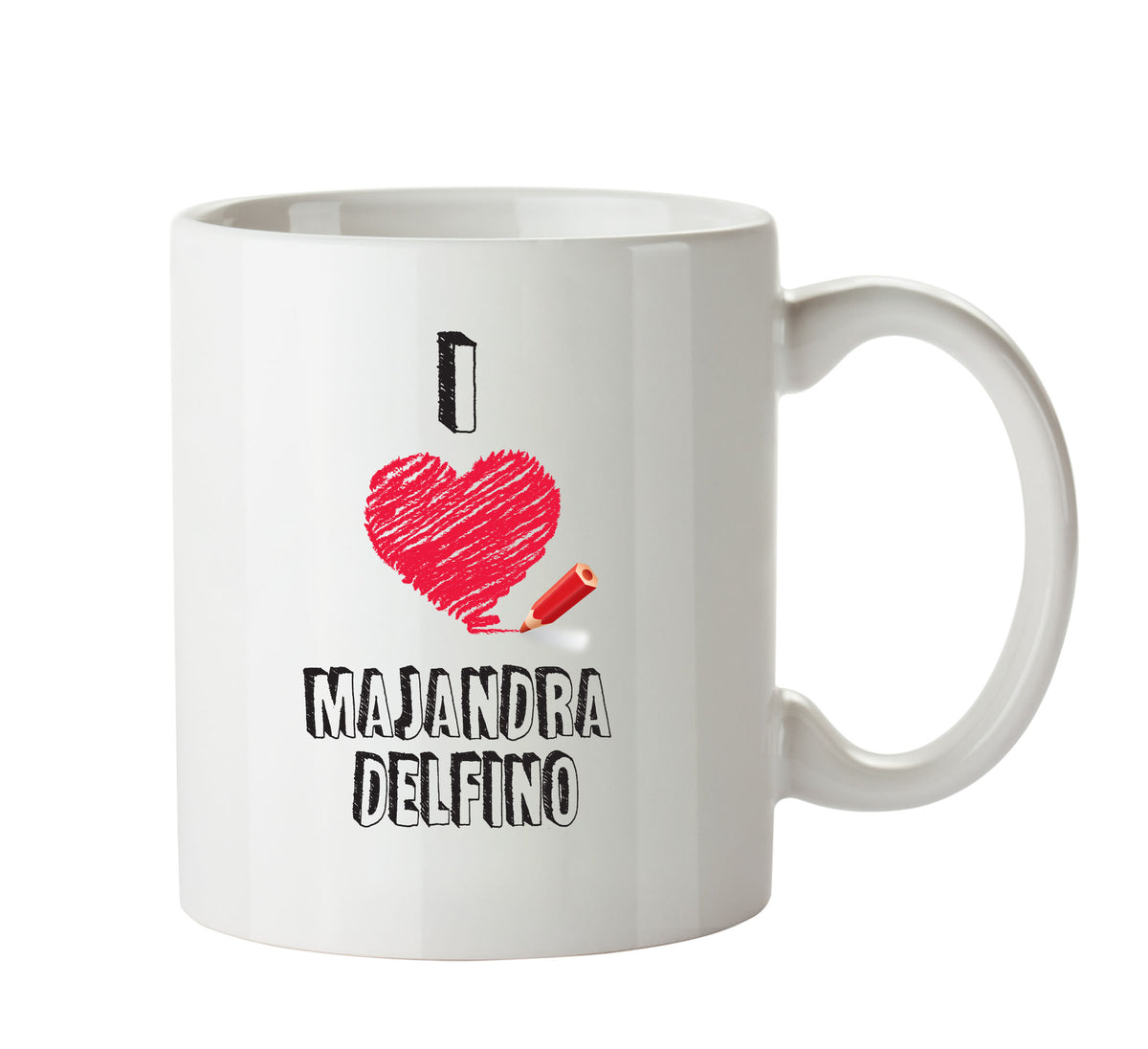 I Love Majandra Delfino - I Love Celebrity Mug - Novelty Gift Printed Tea Coffee Ceramic Mug – I Love Majandra Delfino - I Love Celebrity Mug - Novelty Gift Printed Tea