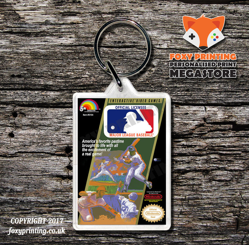 Magmax Retro NES Game Cover Art Gaming Keyring