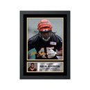 Malik Jefferson Limited Edition Football Signed Print - American Footballer