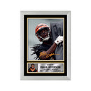 Malik Jefferson 2 Limited Edition Football Signed Print - American Footballer