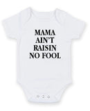Mamma Aint Raisin Personalised Baby Boy Girl Unisex Short Sleeve Bodysuit