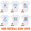 Man City Football Vests