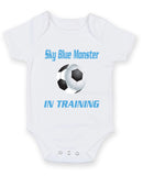 Man City in Training Football Fan Baby Grow Bodysuit
