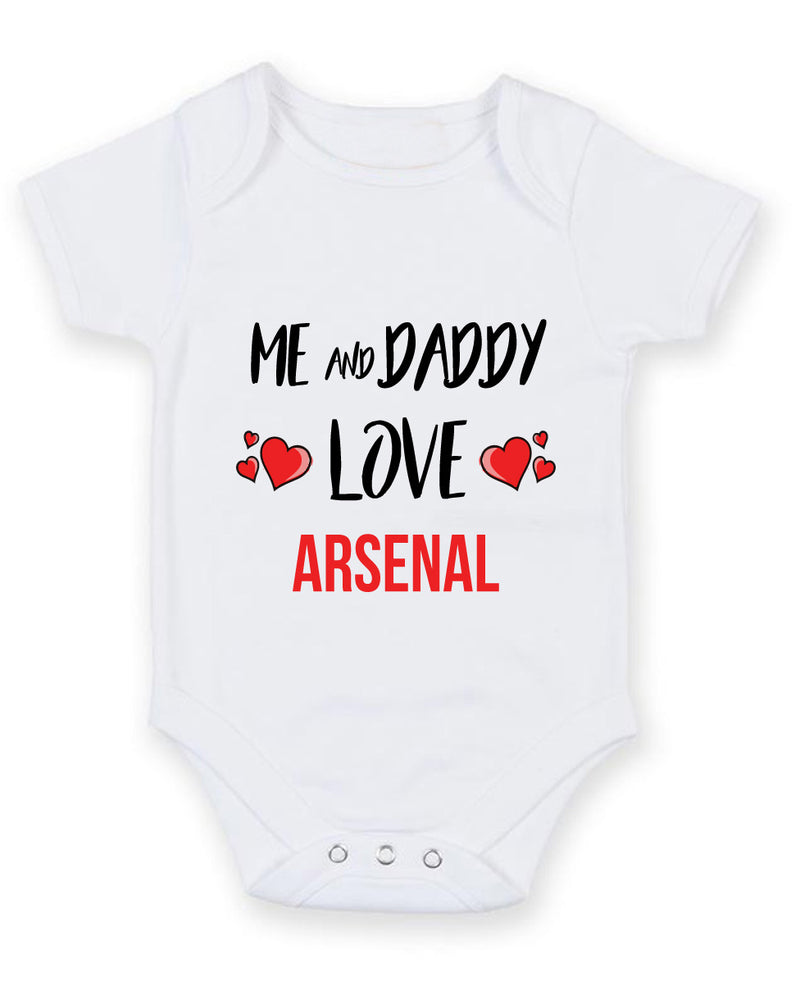 Me and My Godfather Love Man United Baby Grow4 Personalised FOOTBALL TEAM Baby Grow