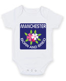 Manchester Born and Bred 2 Baby Grow Bodysuit