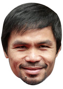 MANNY PACQUIAO JB - TV Star Fancy Dress Cardboard Celebrity Party Face Mask