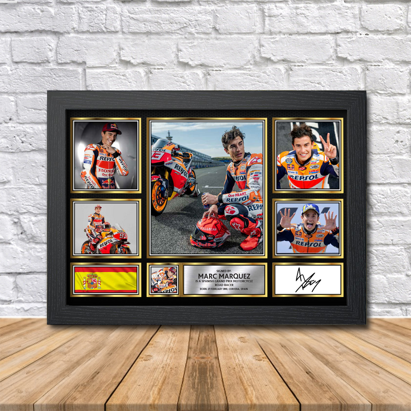 Marc Marquez Limited Edition Signed Print