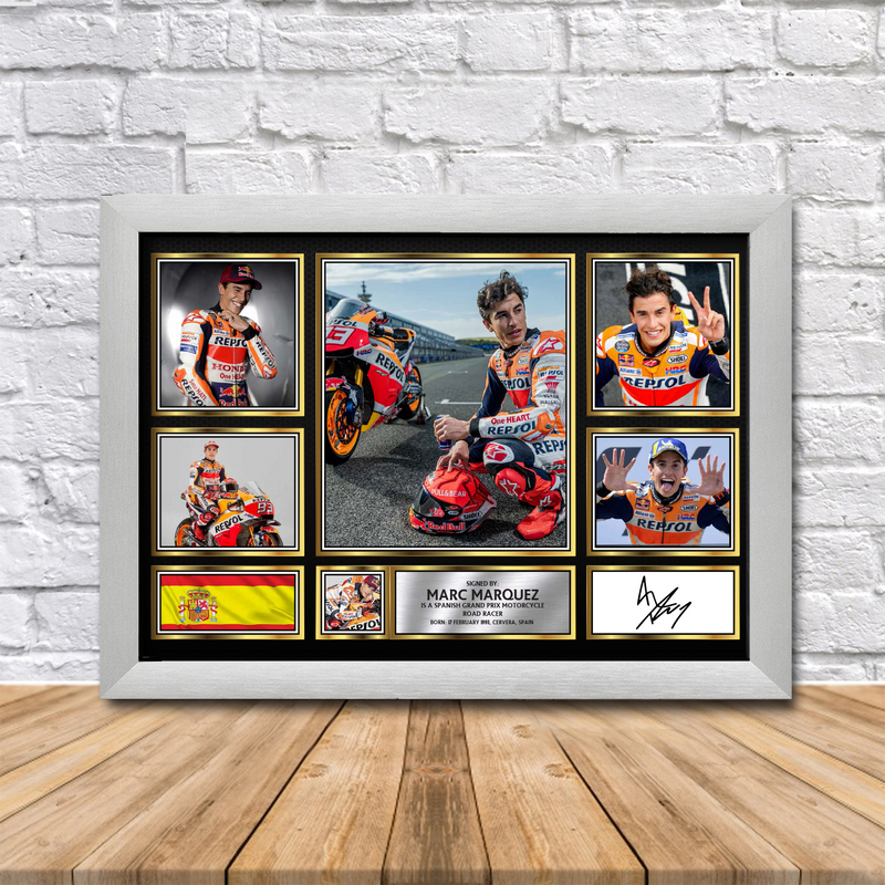 Marc Marquez Limited Edition Signed Print