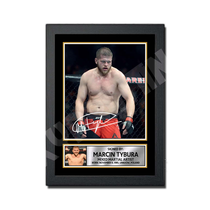 Marcin Tybura Limited Edition MMA Wrestler Signed Print - MMA Wrestling