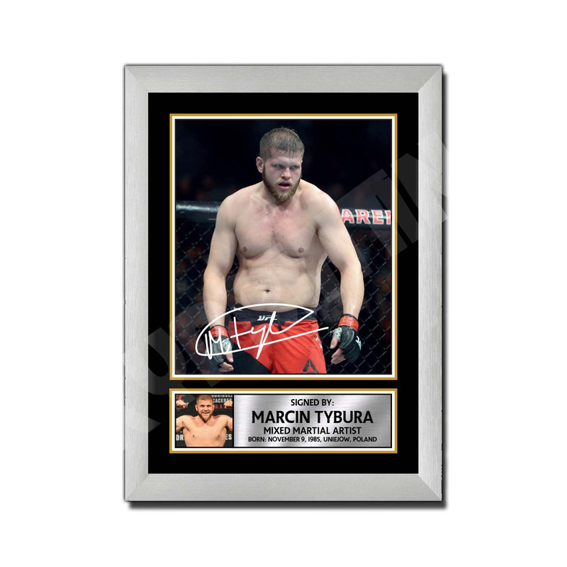 Marcin Tybura Limited Edition MMA Wrestler Signed Print - MMA Wrestling