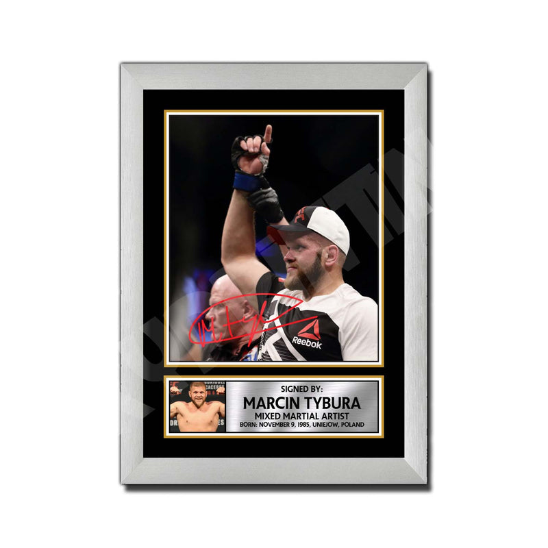 Marcin Tybura 2 Limited Edition MMA Wrestler Signed Print - MMA Wrestling