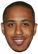 MARCUS HOUSTON JB - Music Star Fancy Dress Cardboard Celebrity Party Face Mask