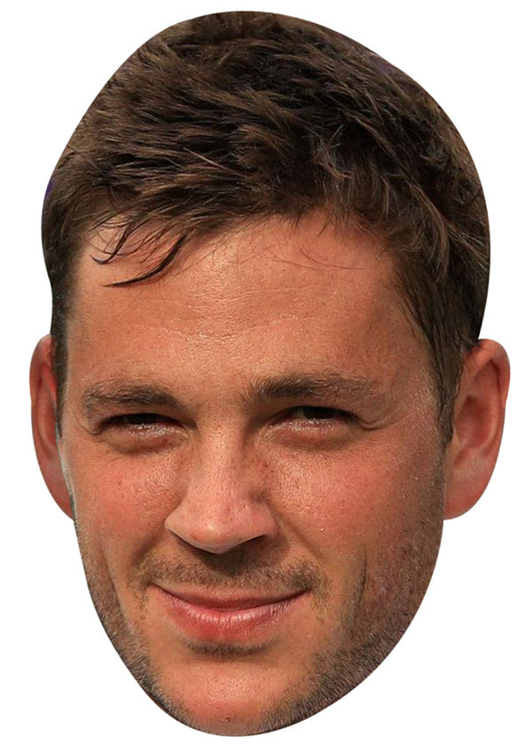 MARCUS WILLIS JB - Tennis Fancy Dress Cardboard Celebrity Party Face Mask