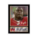 Marcus Martin 2 Limited Edition Football Signed Print - American Footballer