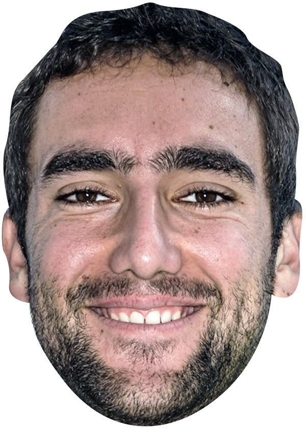 MARIN CILIC JB - Tennis Fancy Dress Cardboard Celebrity Party Face Mask