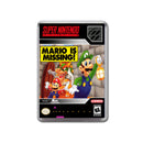Mario Is Missing - SNES Inspired Game Retro Gaming Magnet