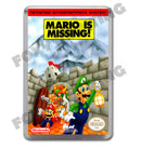 Mario Is Missing Retro Nintendo NES Game Inspired Fridge Magnet 380