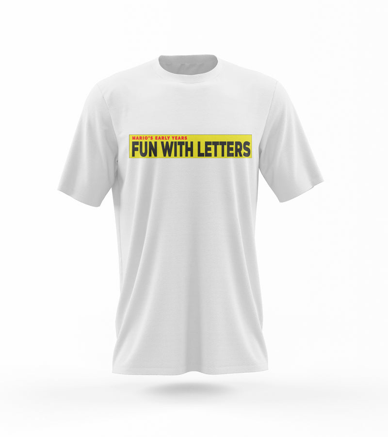 Mario's Early Years: Fun with Letters - Gaming T-Shirt