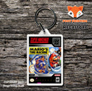 Mario's Time Machine Game Inspired Retro Gaming Keyring