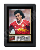 Mark Hughes 2 Limited Edition Football Player Signed Print - Football