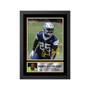 Marqueston Huff Limited Edition Football Signed Print - American Footballer