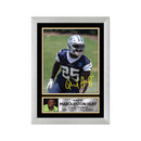 Marqueston Huff Limited Edition Football Signed Print - American Footballer