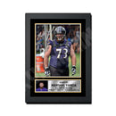 Marshal Yanda 2 Limited Edition Football Signed Print - American Footballer