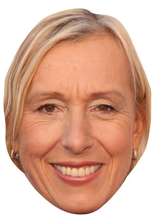 Martina Navratilova Mask JB Actor Movie Tv Celebrity Party Face Mask