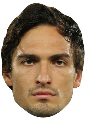 Mats Hummels Face Mask – Fancy Dress Cardboard Costume Mask