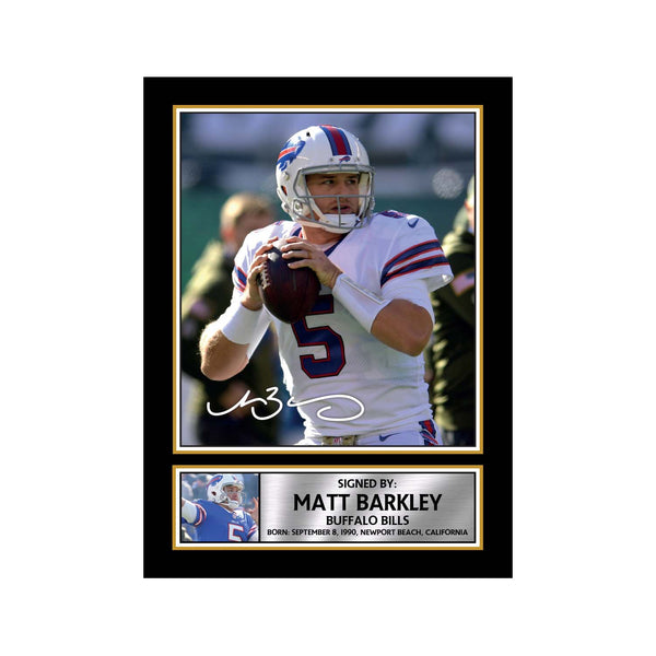 Matt Barkley 2 American Football Printed Signature Print