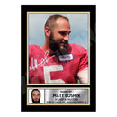 Matt Bosher 2 Limited Edition Football Signed Print - American Footballer
