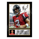 Matt Bryant 2 Limited Edition Football Signed Print - American Footballer