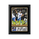 Matt Cassel Limited Edition Football Signed Print - American Footballer