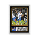 Matt Cassel Limited Edition Football Signed Print - American Footballer