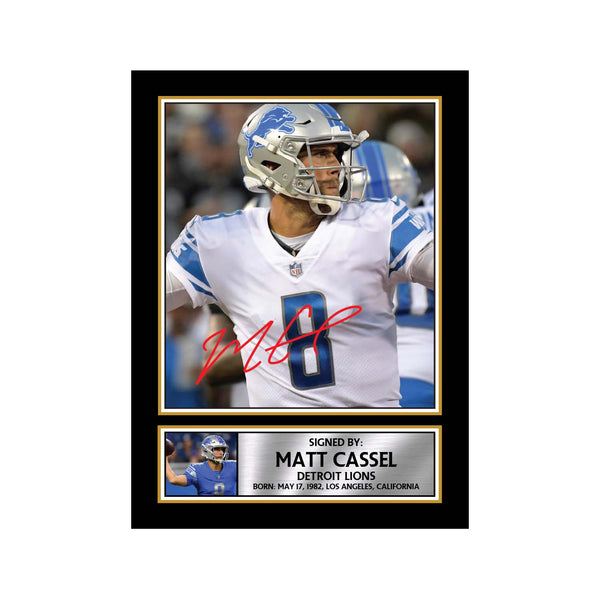 Matt Cassel 2 American Football Printed Signature Print
